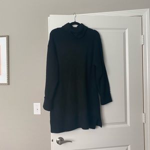 Topshop Black Sweater Dress